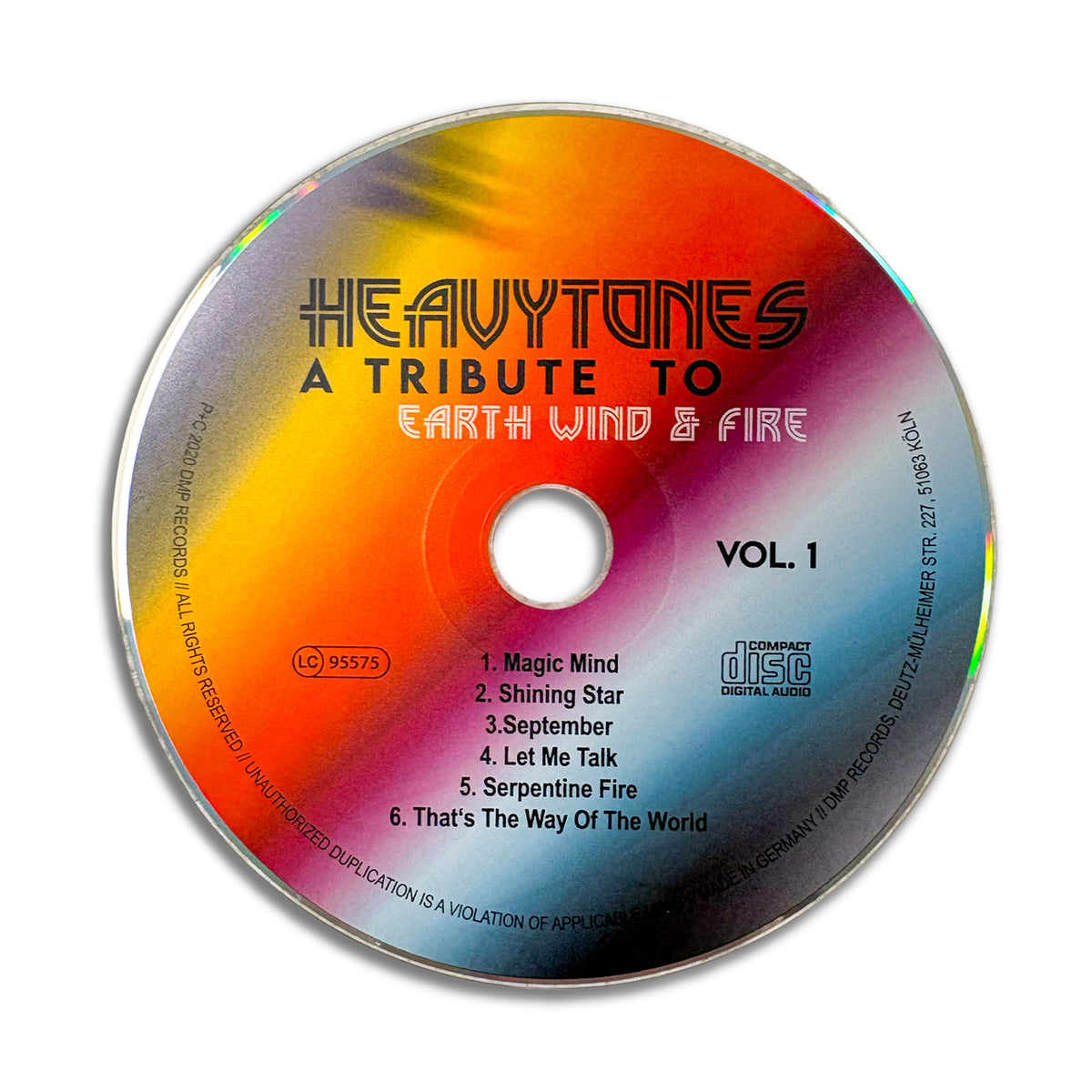 heavytones – A Tribute to Earth, Wind & Fire, CD-Disc