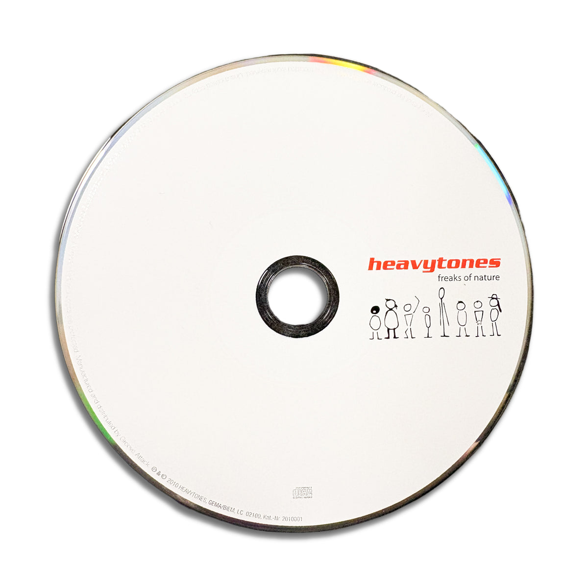 heavytones – Freaks of Nature, CD-Disc