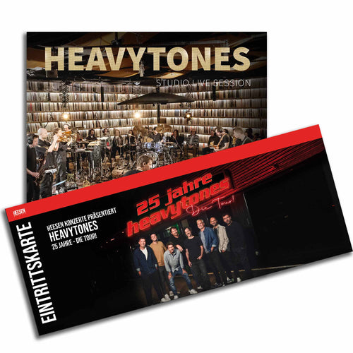 heavytones Studio Live Session CD und Fan-Ticket im Bundle