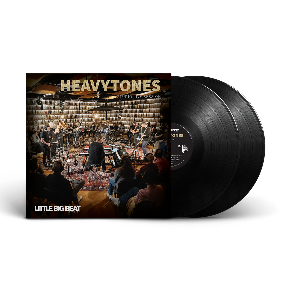 heavytones – Studio Live Session, Cover der Doppel-Vinyl